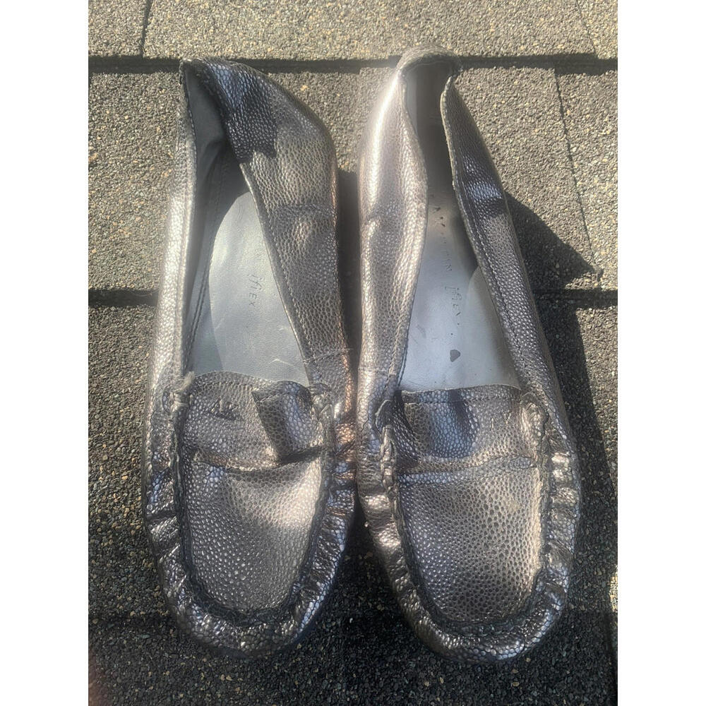 ANNE KLEIN i Flex  Leather Wedge Size 7M
